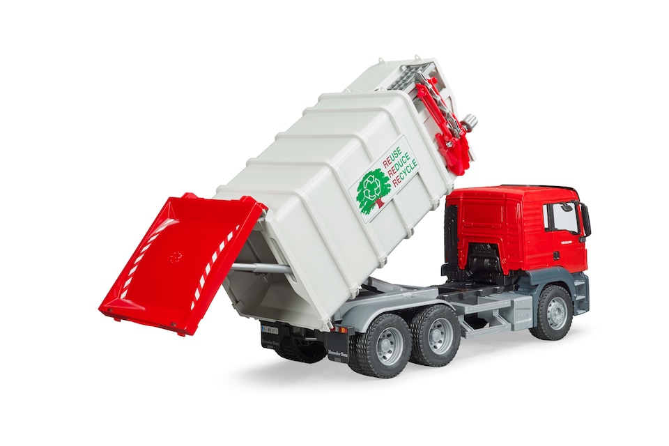 image 1 of Bruder MAN TGS Side loading garbage truck Detailed Vehicle & Playset Model