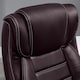 image 8 of Vinsetto Office Chair with 6-Point Maaage, PU Desk Chair with Padded Seat and Armrest, Computer Chair with Tilt Function for Home, Brown
