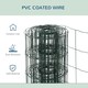 image 3 of PawHut 0.6Mx10M Chicken Wire Mesh Rabbit Poultry Animal Fence PVC Coated Netting