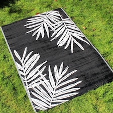 D & D Tahiti Outdoor Rug Black