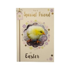 For A Special Friend Chick Design Happy Easter Card