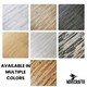 image 4 of NOVECRAFTO Self Adhesive Floor Planks | 36x5.98in (91.4x15.2cm) Each | Peel & Stick Vinyl Flooring | Stormwave Timber Design | Waterproof DIY Tiles | Brown | 0.97 sqm