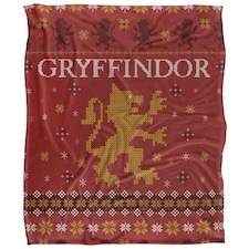 Harry Potter Gryffindor Fair Isle Blanket - Multicoloured - One Size