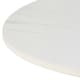 image 4 of Malta Ceramic Round Coffee Table in White 60x45cm