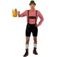 image 1 of Deluxe Bavarian Lederhosen Red | L