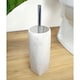 image 1 of Showerdrape Octavia White Marble & Chrome Toilet Brush & Holder