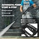 image 5 of Outsunny 1800W Power Washer 150 Bar Pressure 6M Hose and Hose Reel, Blue