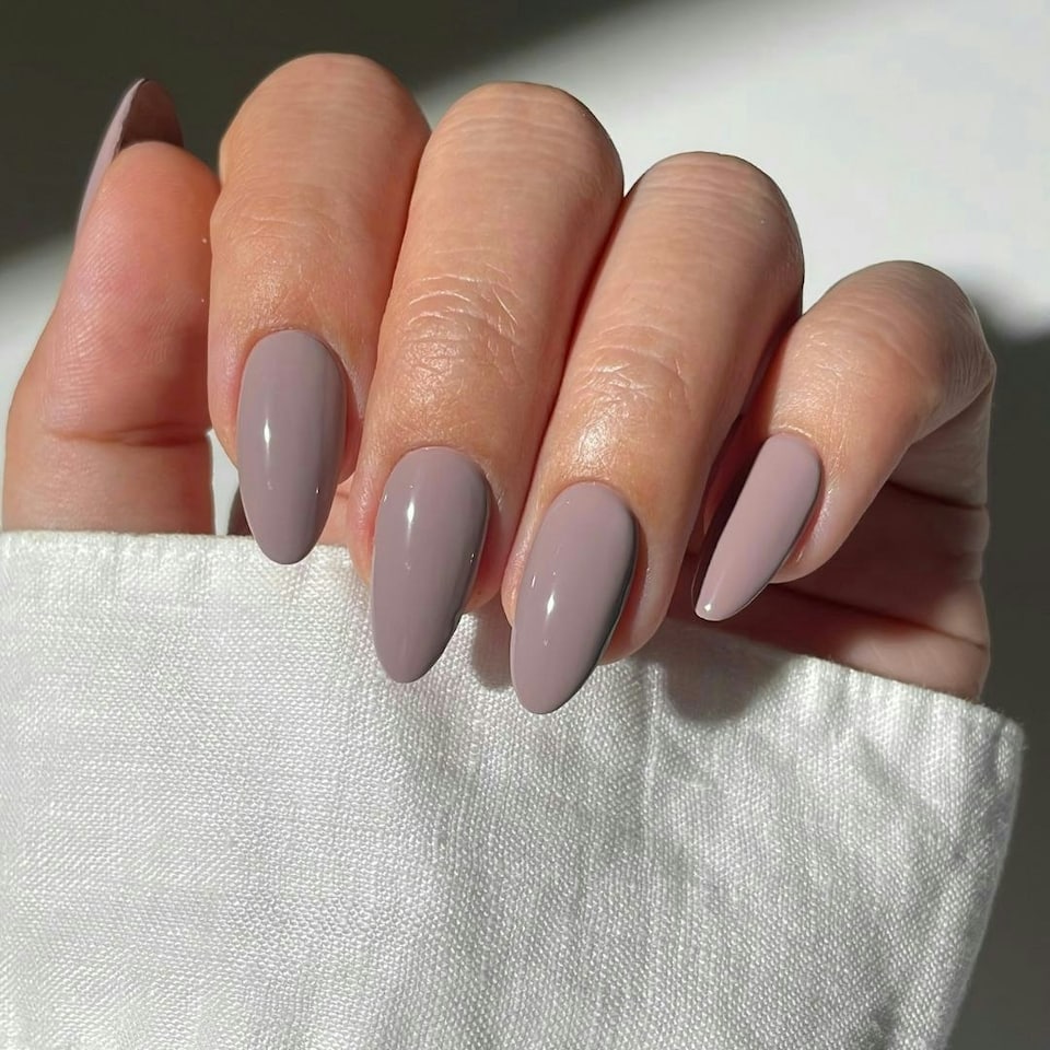 image 1 of Heather Nail Polish Grey