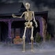 image 2 of Home Accents Holiday 12ft Standing Giant Halloween Skeleton with LCD Eyes and Posable Arms
