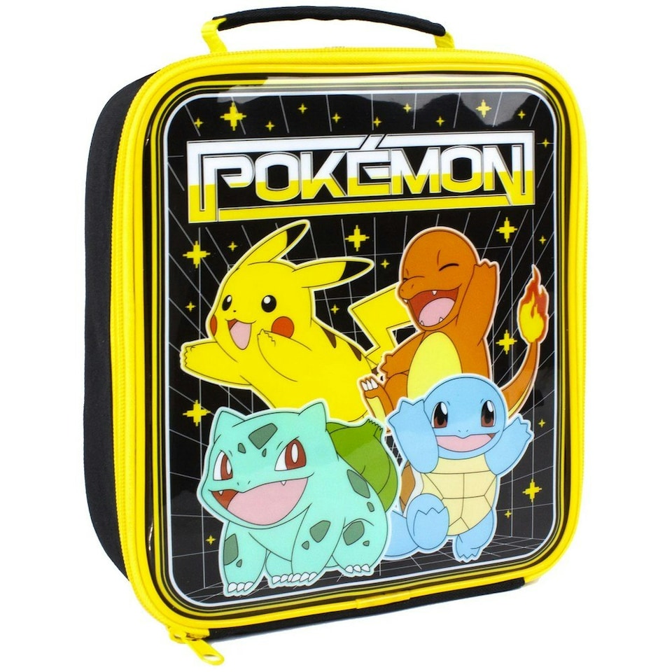 image 1 of Pokemon Characters Pikachu Lunch Bag and Bottle (Pack of 5) - Multicoloured - One Size
