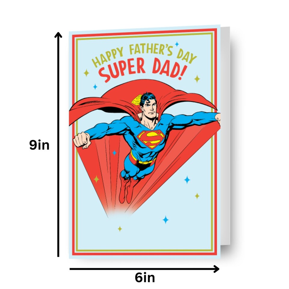 image 1 of Superman 'Super Dad!' Father's Day Card