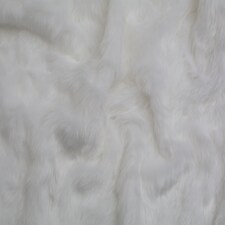 Minerva Core Range White Short Pile Faux Fur Fabric for Dressmaking, Toy Making, 150cm / 59" Wide - per metre