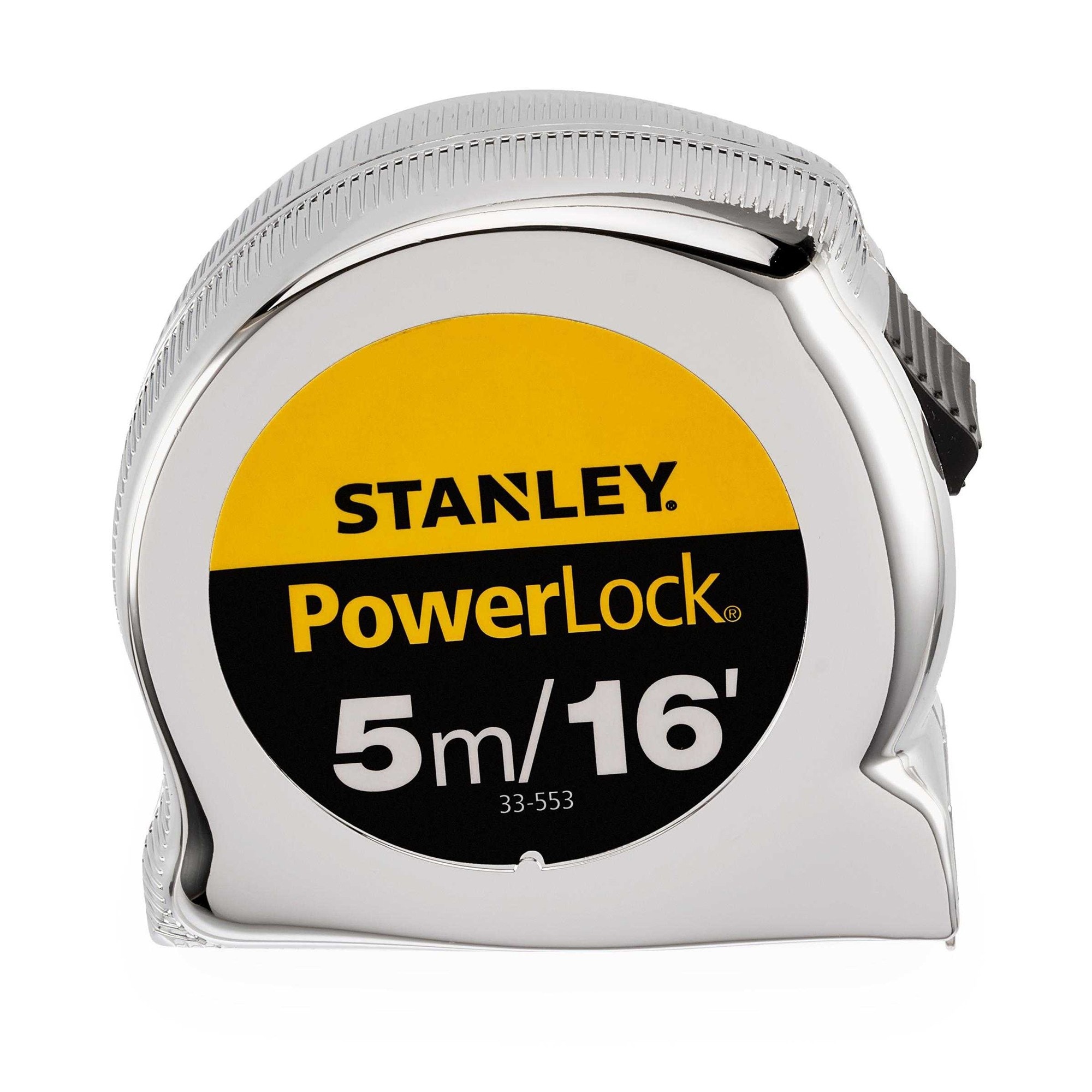 Stanley Powerlock Tape Measure Silver Silver 5m 1