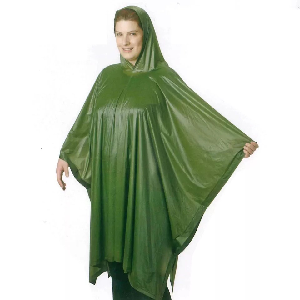 image 1 of 100 PEVA Lichfield Hooded Waterproof Camping Poncho