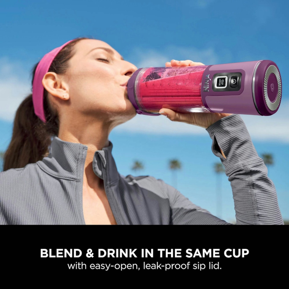 image 1 of Ninja Blast Cordless Portable Blender in Passionfruit BC151UKPR N/A