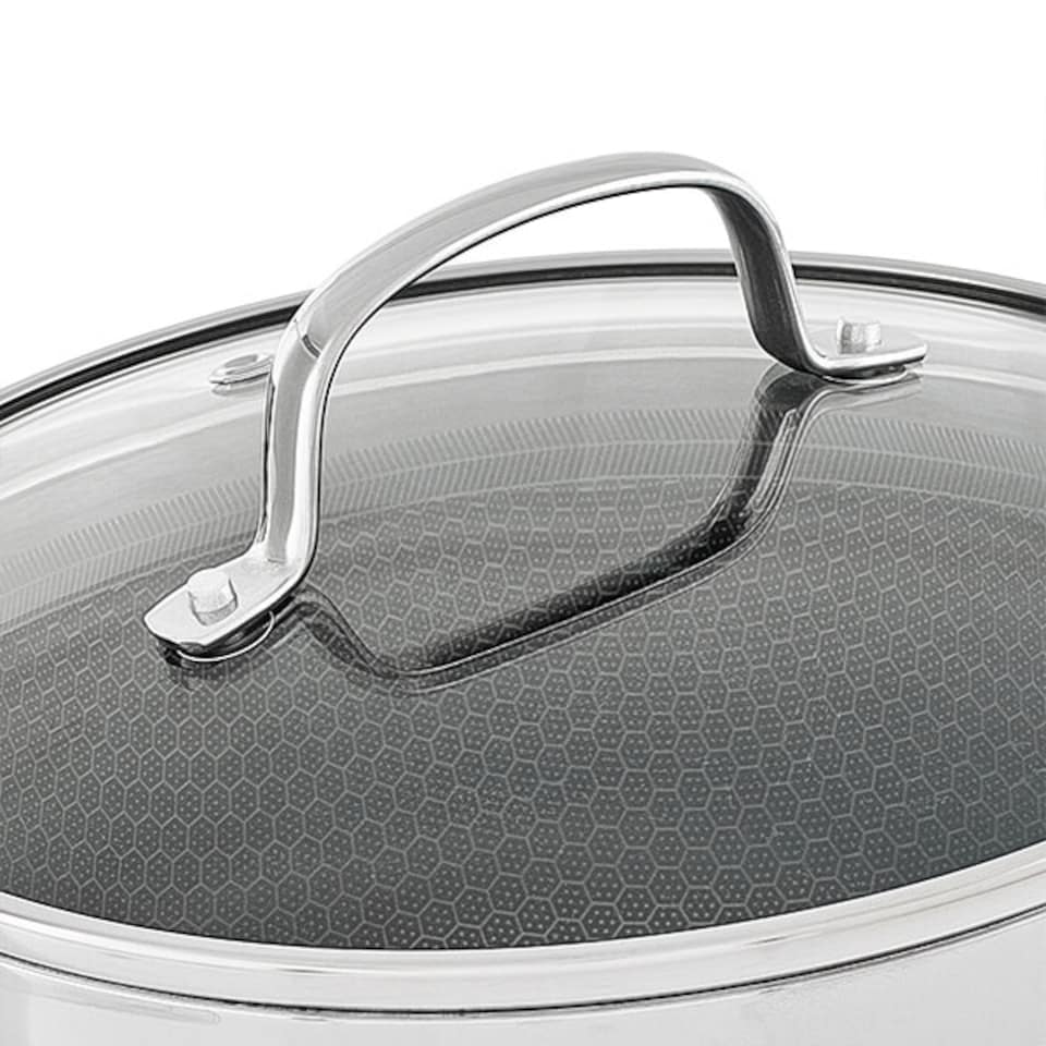 image 1 of Stoven Hextra 16cm Non-Stick Saucepan with Lid