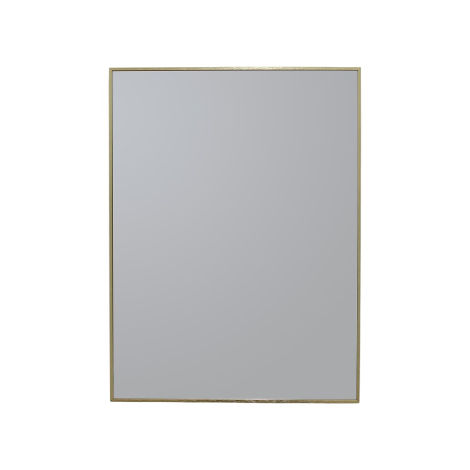 image 1 of Showerdrape Bayswarer Brushed Gold Framed Rectangular Mirror 60x45cm