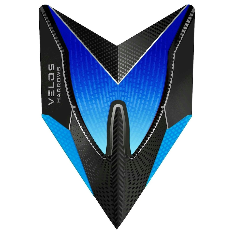 Harrows 100 Micron Velos Dart Flights - Blue - One Size