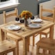 image 3 of Vida Designs Corona 4 Seater Dining Set 5 Piece Table & Chairs, Solid Pine Wood