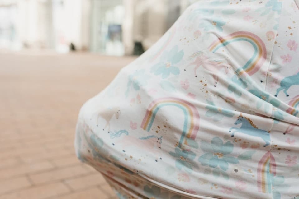 image 1 of Copper Pearl Nursing & Car Seat Cover Whimsy