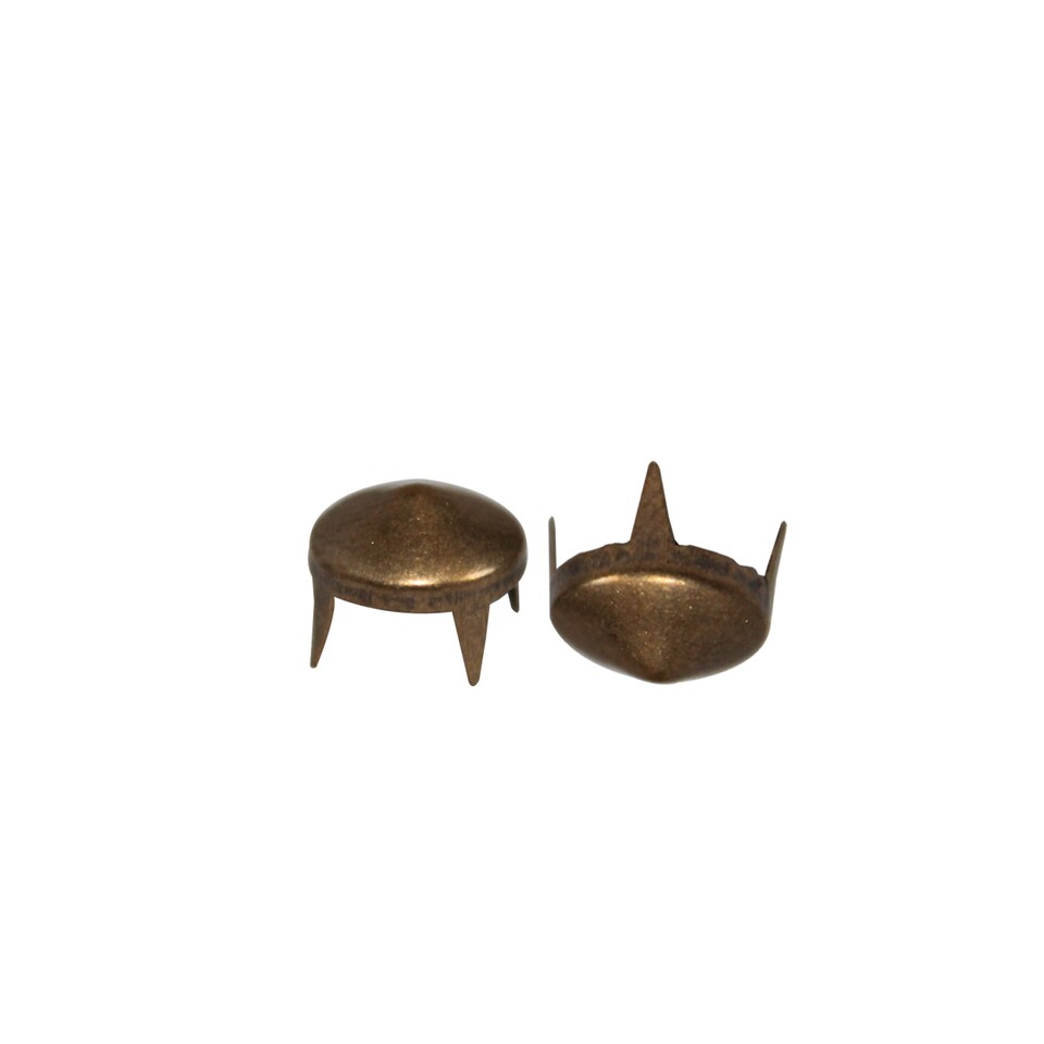image 1 of 8mm Low Cone Punk Studs Hand Pressed Leather Rivets for DIY Clothes