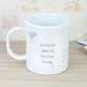 image 3 of Personalised Hessian Elephant Plastic Mug White