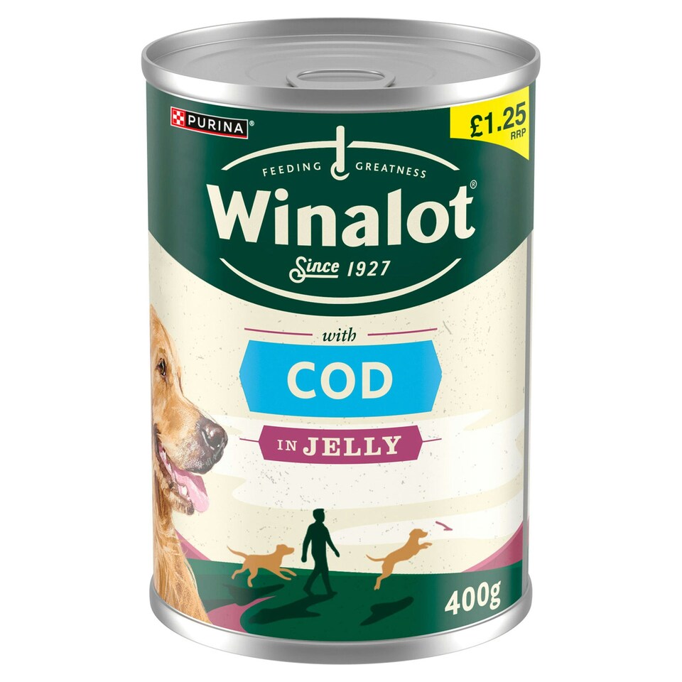 image 1 of 12 X Winalot Dog Can Class Cod In Jelly 400gm