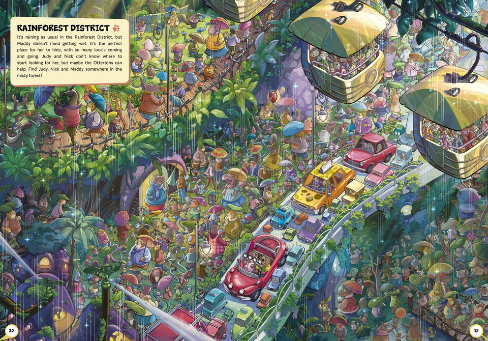 image 1 of Where Are Judy and Nick - A Disney Zootropolis Search and Find Activity Book