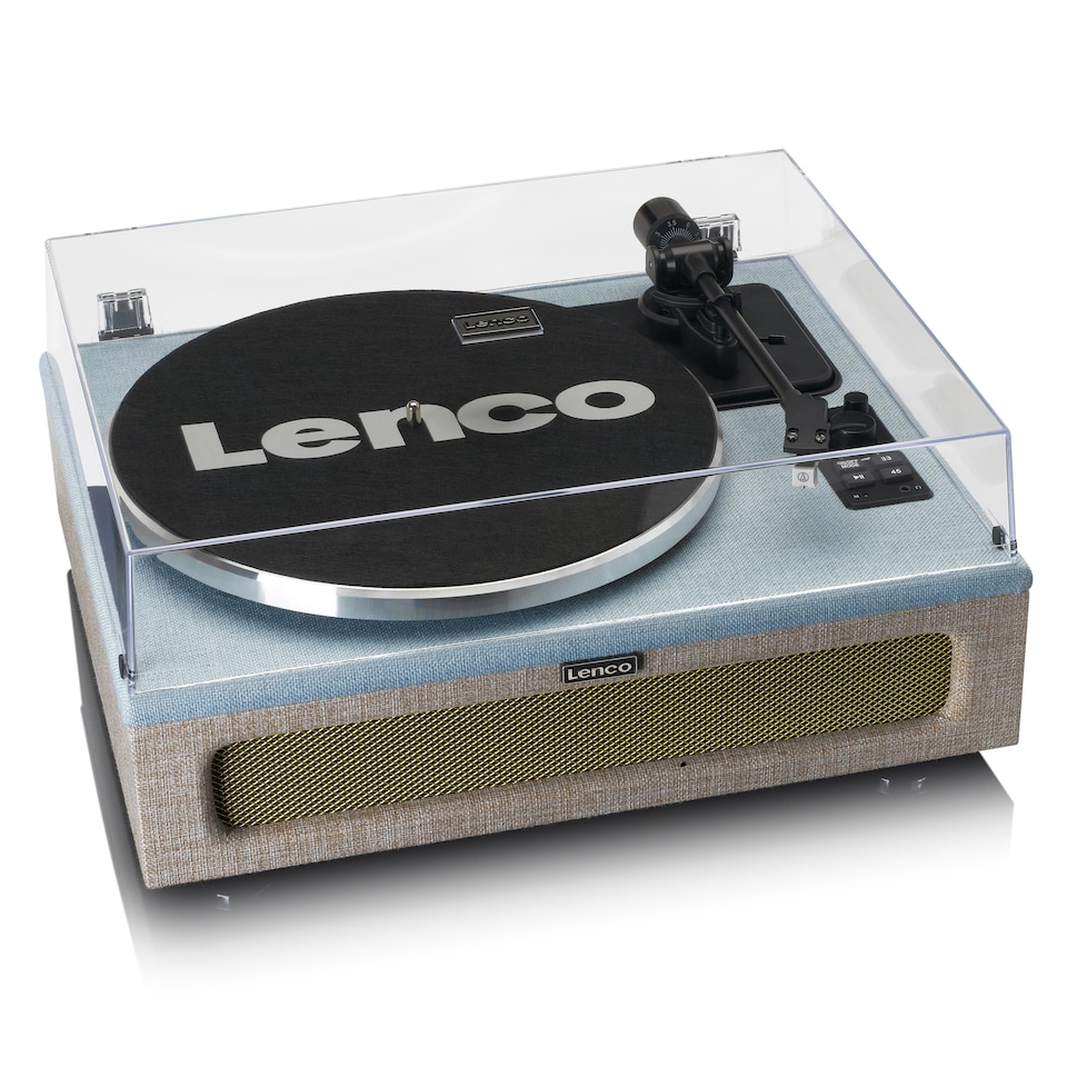 image 1 of LENCO LS-440BUBG - Turntable with 4 built-in speakers - Fabric