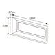 image 8 of CGC REBECCA Dark Grey Slim LED Outdoor Rectangle Brick Light Grey