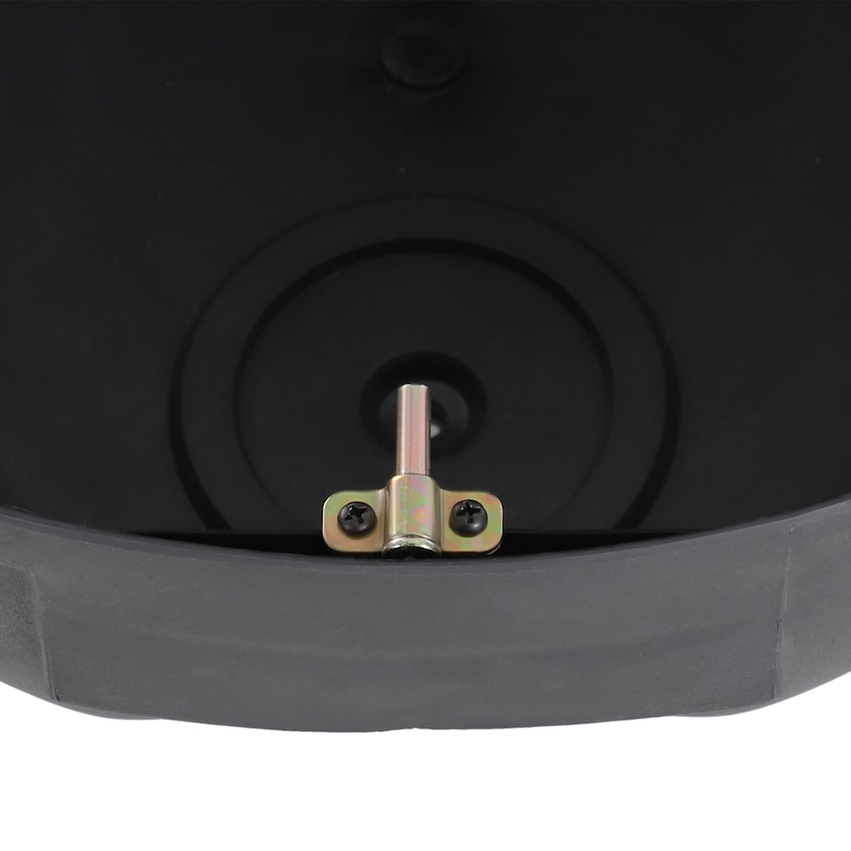 image 1 of HOMCOM 24L Motorcycle Trunk Hard Tail Bike Top Box Rack Mount Luggage Helmet Storage Carrier Case Universal Scooter w/Keys & Plate