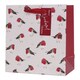 image 1 of Pack of 12 Robin Pattern Medium Christmas Gift bags