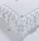 image 5 of Arielle White Duvet Cover Set | White | King