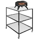 image 1 of Outdoor Pizza Oven and BBQ Table with Wheels for Ooni Dallonda Nero Fresh Grills | Multi