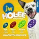 image 4 of JW Hol-ee Roller Dog Toy Treat Ball American Football Shaped Durable Rubber Dog Ball - Chew Treat Dispensing Ball - Medium