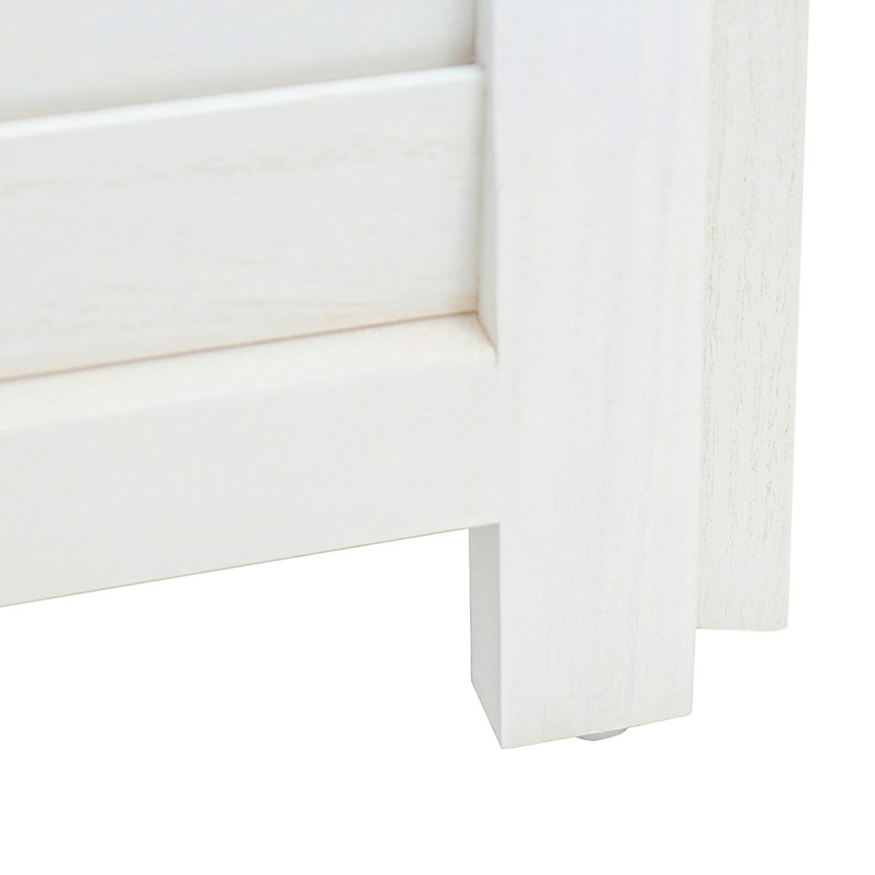 image 1 of Living and Home Solid Wood Folding Room Divider Privacy Screen for Home - 3 Panels