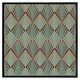 image 2 of Green geometric rays (Picture Frame) Brown | XL