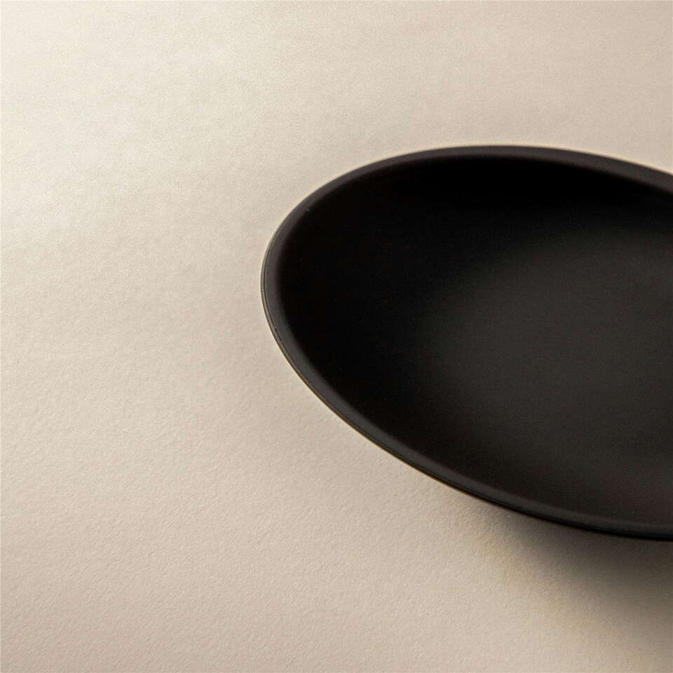 image 1 of Cosmic Countertop Soap Dish with Durable Acrylic for Bathroom, Matt Finish Grey