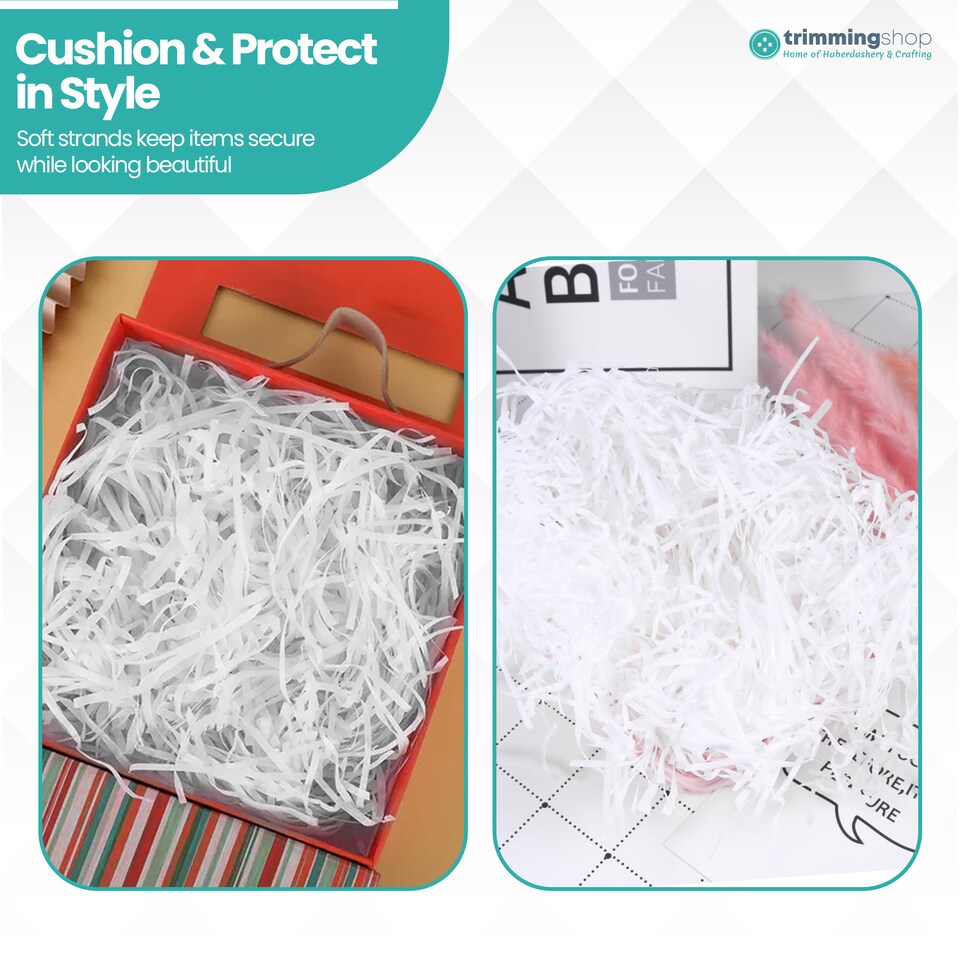 image 1 of Shredded Tissue Paper, Decorative Gift Packaging Hamper Filler - 100G