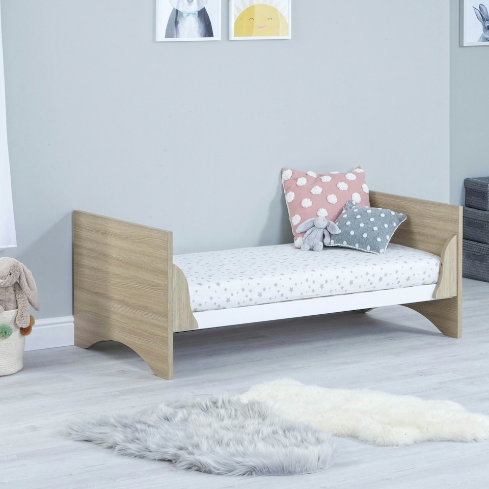 image 1 of Babymore Veni 3 Piece Room Set - Oak White