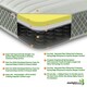 image 1 of Nebraska Hybrid Mattress - Soft Feel Quilted Cool Touch Surface Small Single