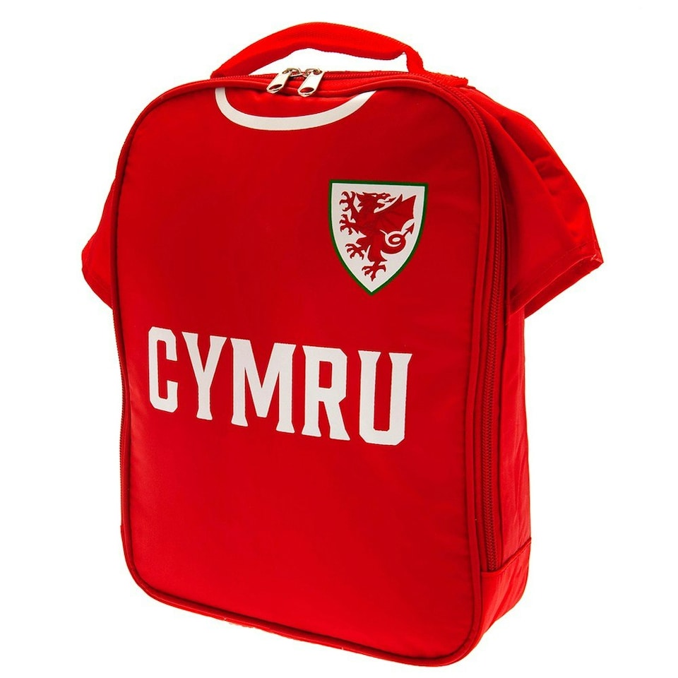 image 1 of FA Wales Cymru Lunch Bag - Red/White - One Size