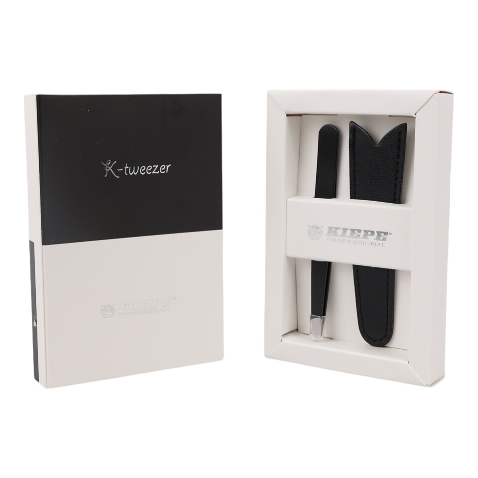 image 1 of Kiepe - Tweezer Oblique Tip Black 10cm