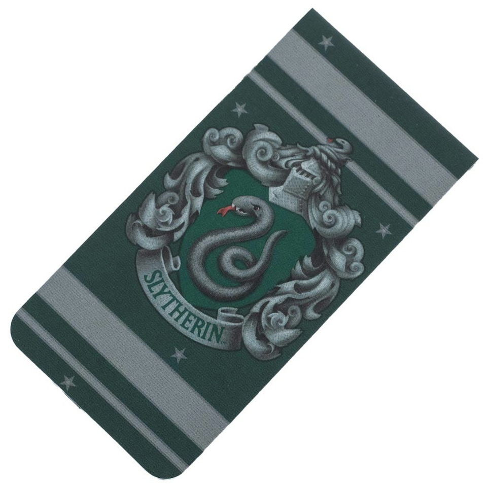 image 1 of Harry Potter Slytherin Magnetic Bookmark - Green/Silver - One Size