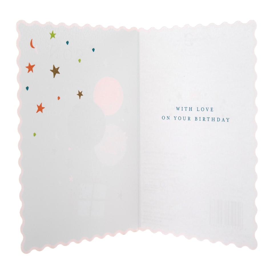 image 1 of Hallmark Birthday Card For Son - Oh Darling Balloons Design