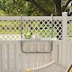 image 8 of Outsunny Balcony Hanging Table Wall Mount Adjustable Folding Desk Patio Grey 