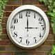 image 2 of Primrose Outdoor Garden Wall Clock Perfect Time Radio Controlled 57cm Diameter