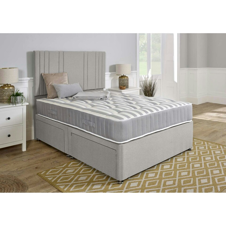 Supreme 1000 Pocket Medium Mattress 25cm Super King White | Super King