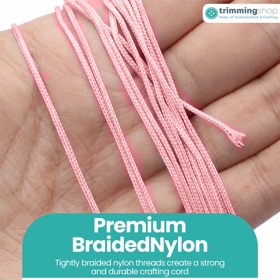image 1 of 1.2mm x 10 Metres Nylon Cord for Jewelry Making & DIY Craft Projects