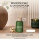 image 4 of 3x Small Reed Diffuser Honeysuckle & Sandalwood Scented Home Fragrance Oil 50ml